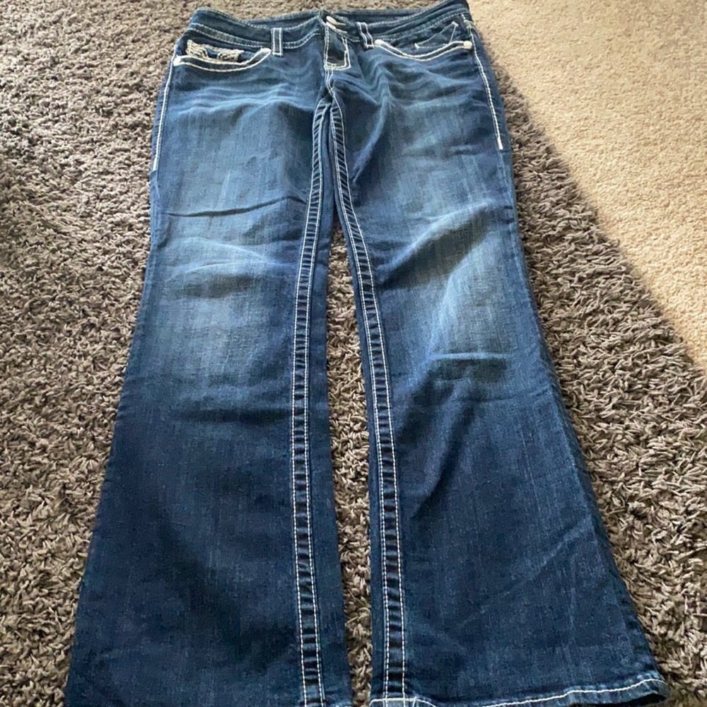 Gently worn Vigoss boot cut jeans